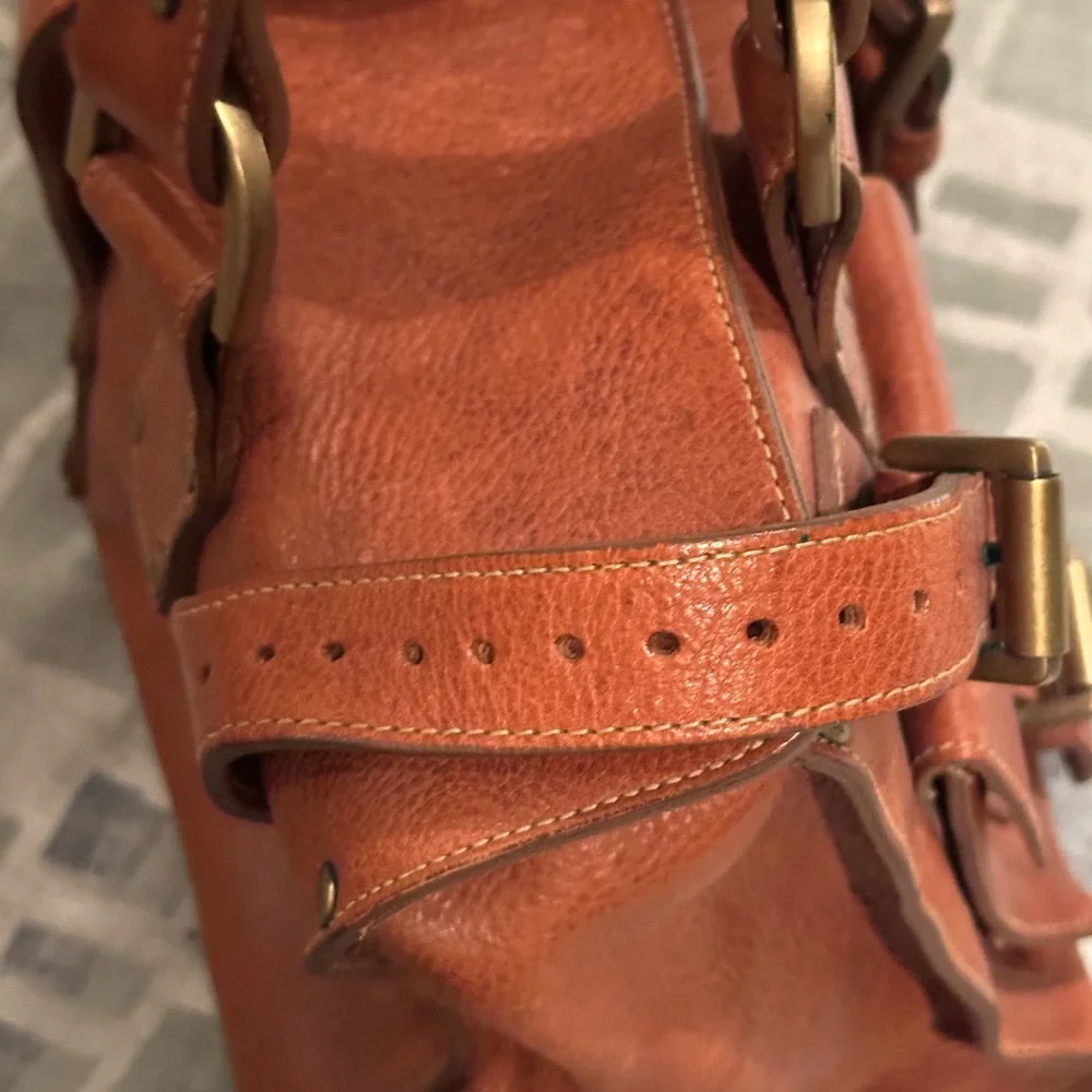 Mulberry Roxanne Oak Darwin Leather Bag